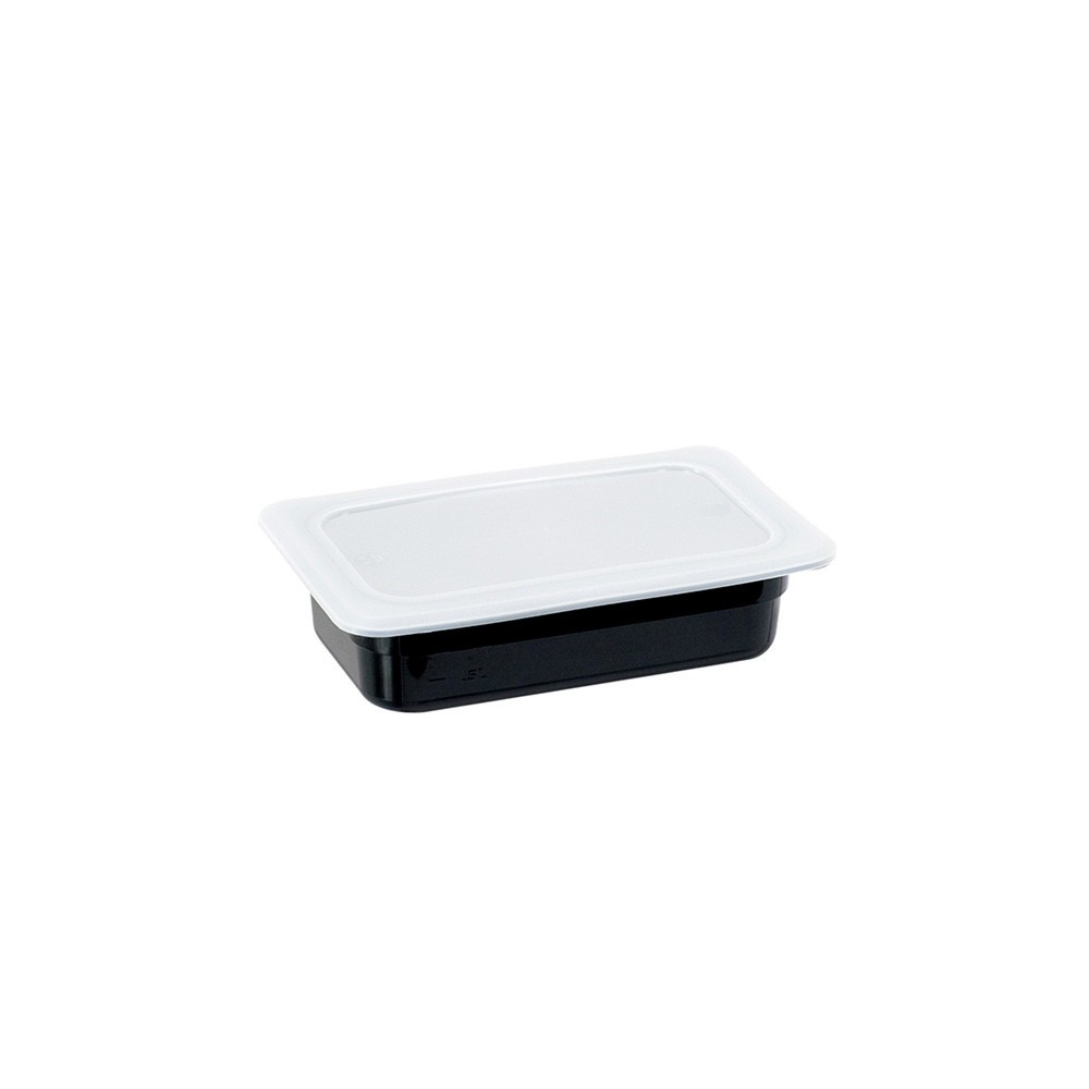 Produktabbildung Nr. 2: Stalgast Gastronormbehälter, Polycarbonat, schwarz, GN 1/4 (65 mm)