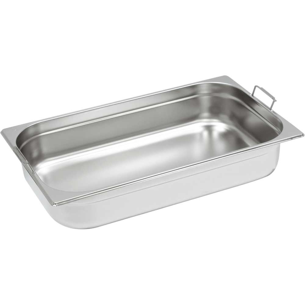Illustration du produit: Stalgast Gastronormbehälter Serie NEW MODEL, GN 1/1 (100mm), mit Fallgriffen