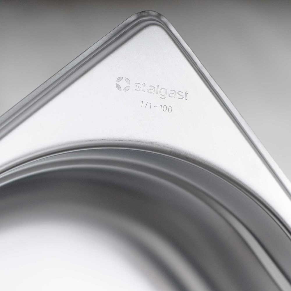 Produktabbildung Nr. 2: Stalgast Gastronormbehälter Serie STANDARD, GN 1/1 (100mm)
