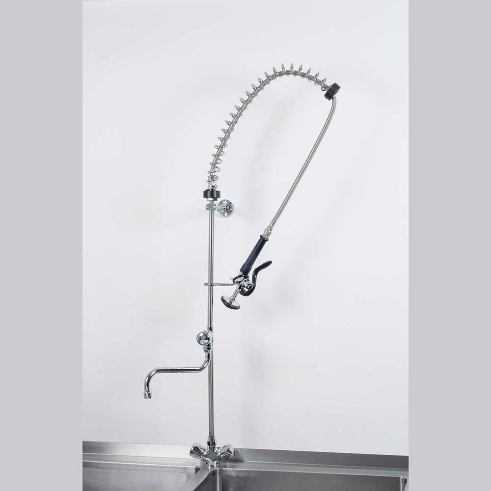 Produktabbildung Nr. 2: Stalgast Geschirrbrause mit Mischbatterie von Stalgast, Einloch-Montage, mit Wasserhahn, zwei Mischventile