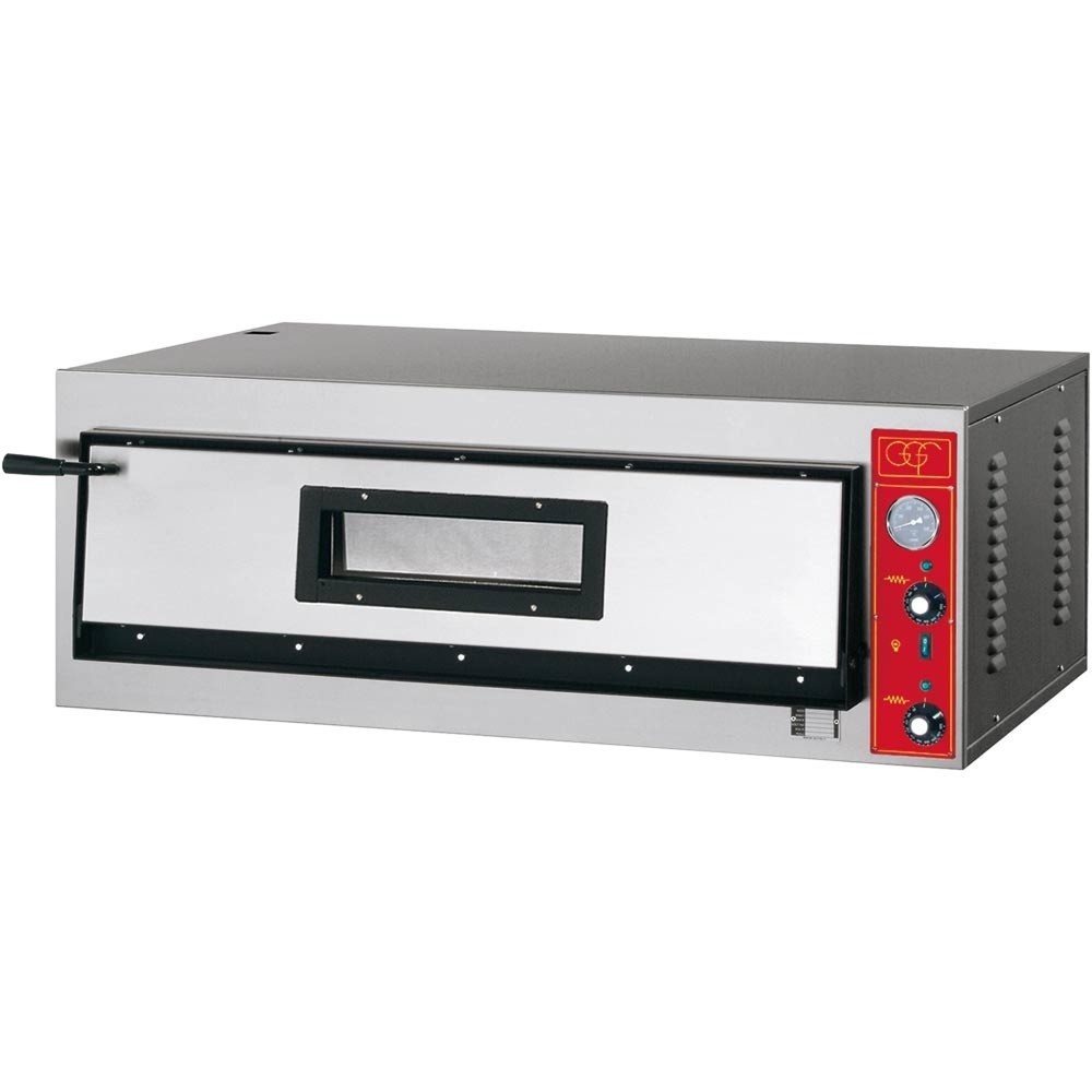 Produktabbildung: Stalgast GGF Pizzaofen mit einer Kammer, 6,4 kW, 1150 x 735 x 420 mm (BxTxH)