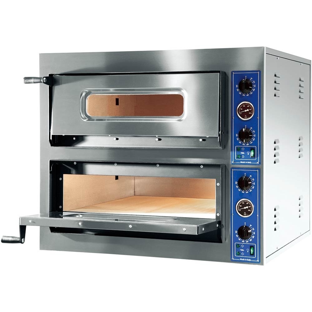 Produktabbildung: Stalgast GGF Pizzaofen mit zwei Kammern, 18 kW, 1010 x 1210 x 750mm (BxTxH)
