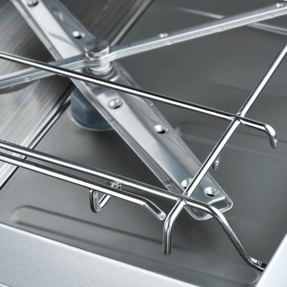 Produktabbildung Nr. 5: Stalgast Haubenspülmaschine Digital Power mit Klarspülmittel-, Reinigerdosierpumpe sowie Klarspül- und Ablaufpumpe
