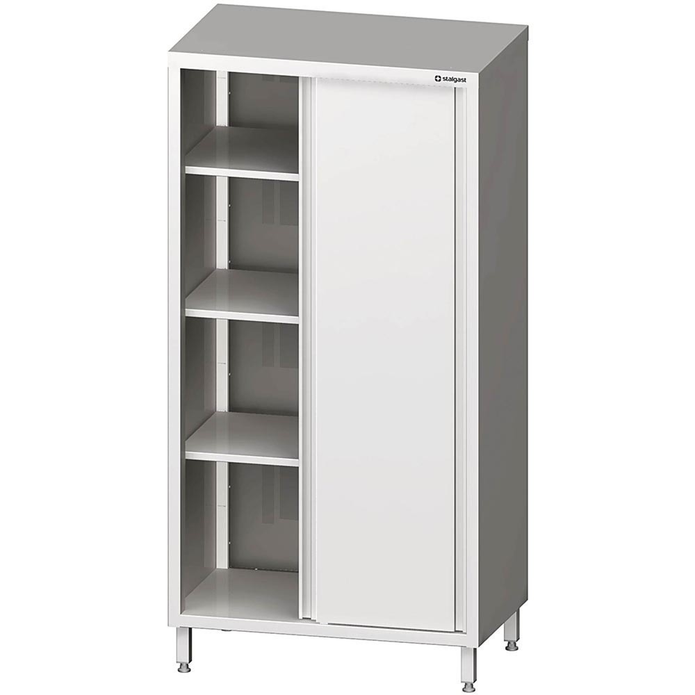 Produktabbildung: Stalgast Hochschrank mit Schiebetüren, 800x500x2000 mm, verschweisst