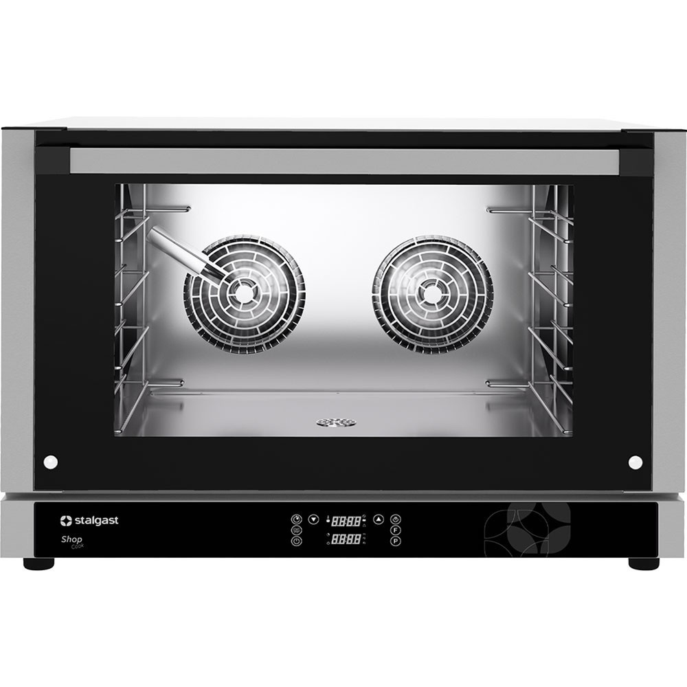 Illustration du produit: Stalgast Kombidämpfer ShopCook mit Beschwadung, 4x 600x400 / 4x GN 1/1