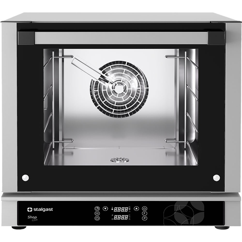Illustration du produit: Stalgast Kombidämpfer ShopCook mit Beschwadung, 4x430x340 / 4xGN 2/3