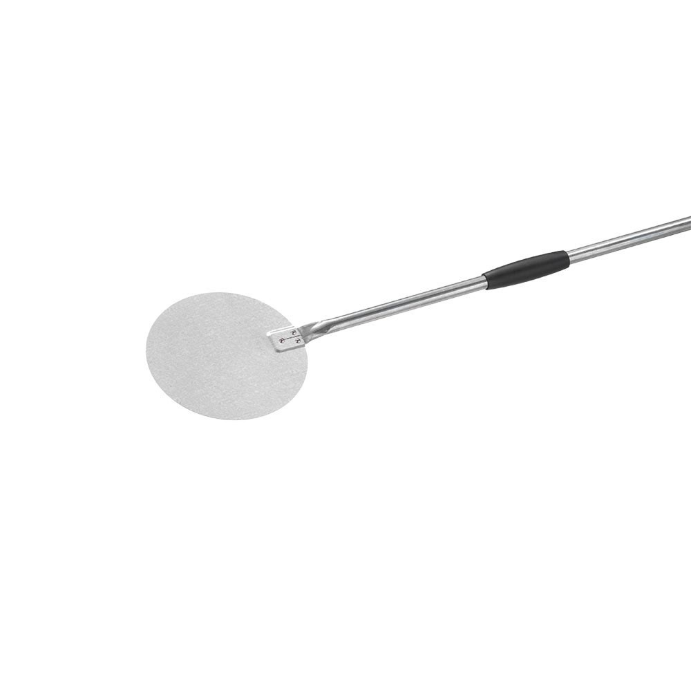 Produktabbildung: Stalgast Pizzaschaufel aus Aluminium, runde Schaufel Ø 200 mm, Länge 1500 mm