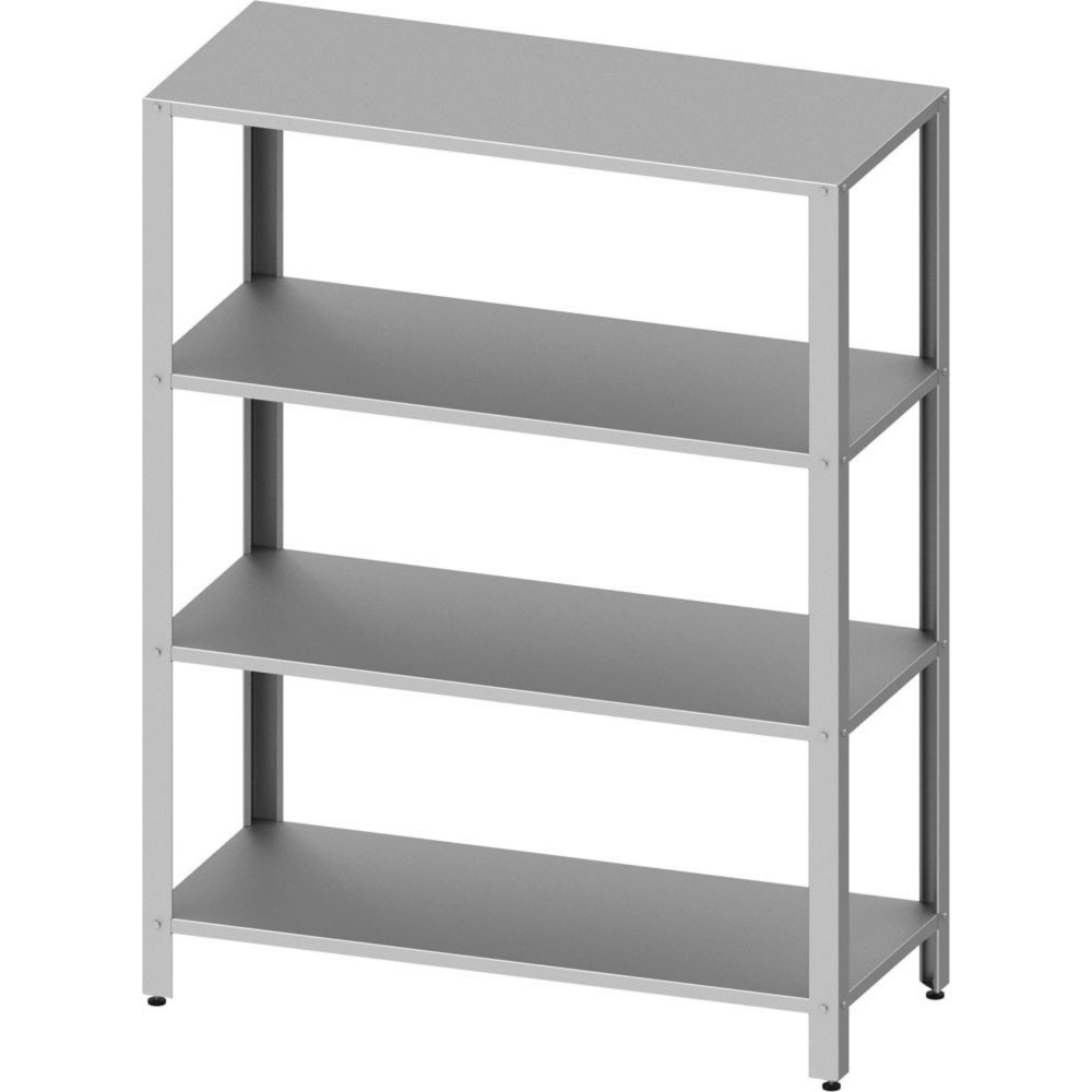 Produktabbildung: Stalgast Regal ECO mit glatten Böden 1200x500x1800 mm, Selbstmontage