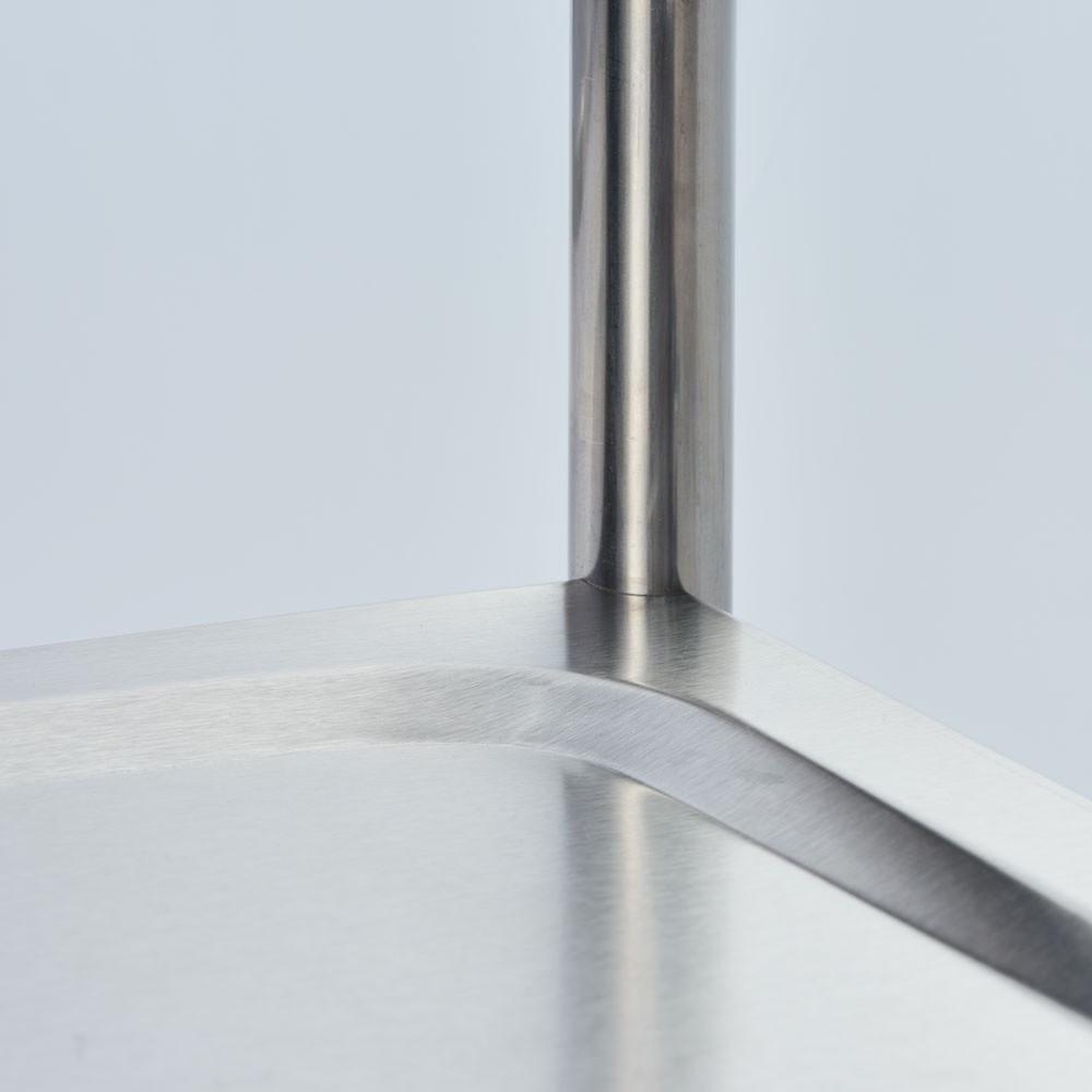 Produktabbildung Nr. 2: Stalgast Servierwagen aus Edelstahl, mit drei Borden, 860 x 540 x 920 mm (BxTxH)