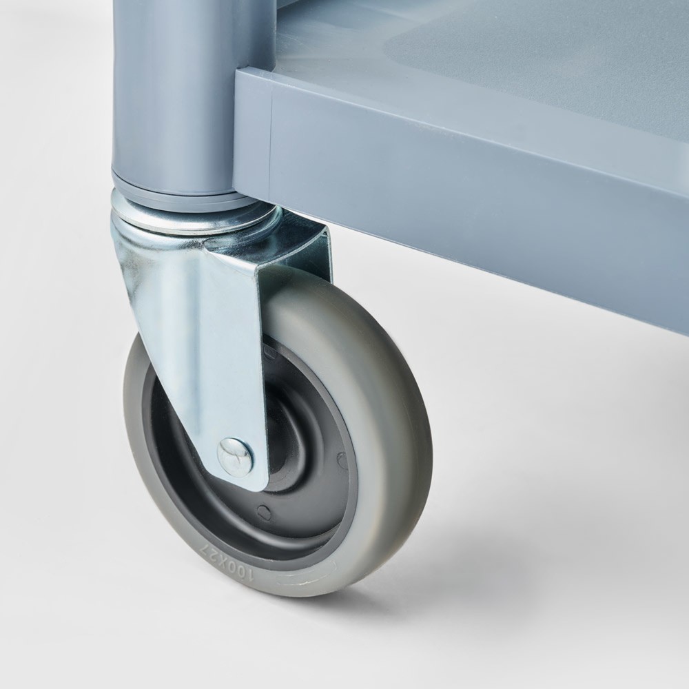 Produktabbildung Nr. 3: Stalgast Servierwagen aus Kunststoff, mit drei Borden, 860 x 425 x 910 mm (BxTxH)