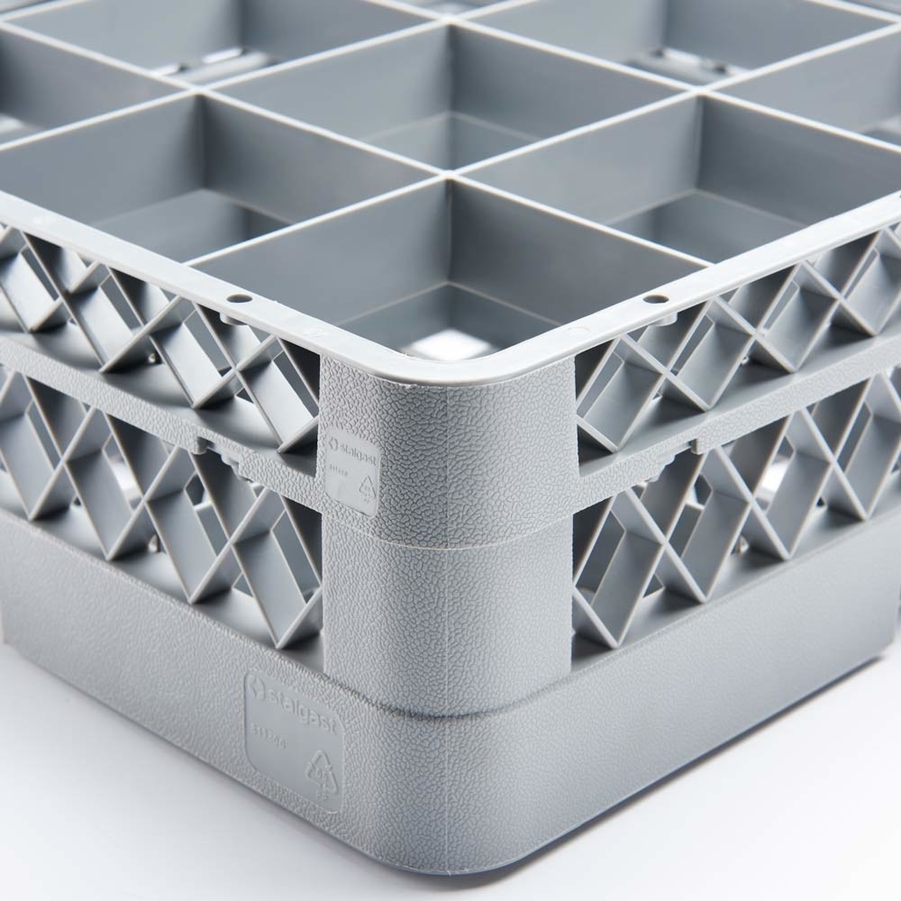 Produktabbildung Nr. 2: Stalgast Spülkorb für Gläser und Tassen 25 Fächer 500 x 500 mm