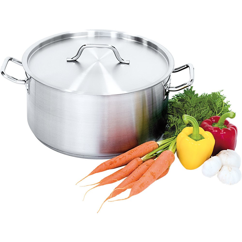 Produktabbildung: Stalgast Suppentopf mit Deckel, Ø 400 mm, Höhe 250 mm, 31,4 Liter