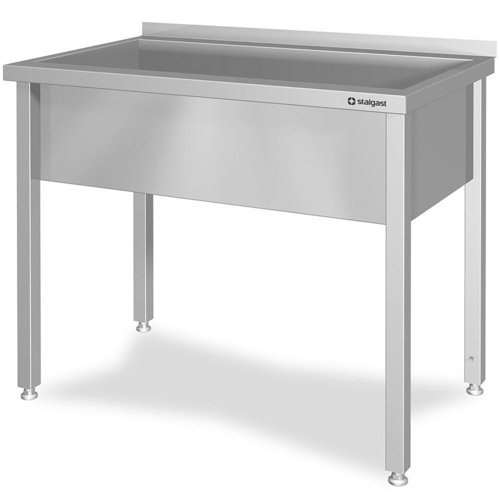 Produktabbildung Nr. 3: Stalgast Topfspüle mit einem Becken, 700x600x850 mm, 300 mm Beckenhöhe, mit Aufkantung, verschweisst