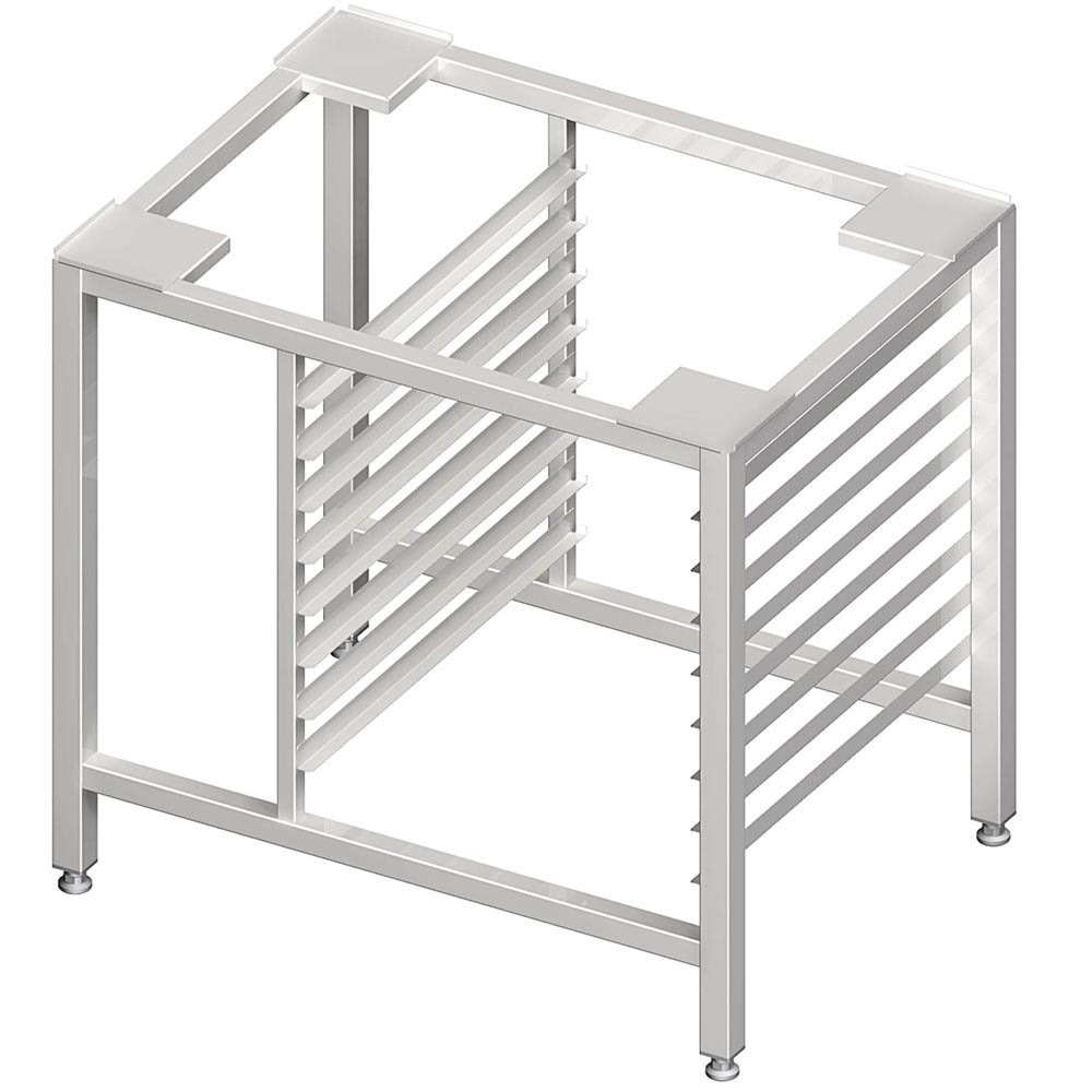 Produktabbildung: Stalgast Untergestell mit GN 1/1 Einschubschienen, 850x750x750 mm, verschweisst
