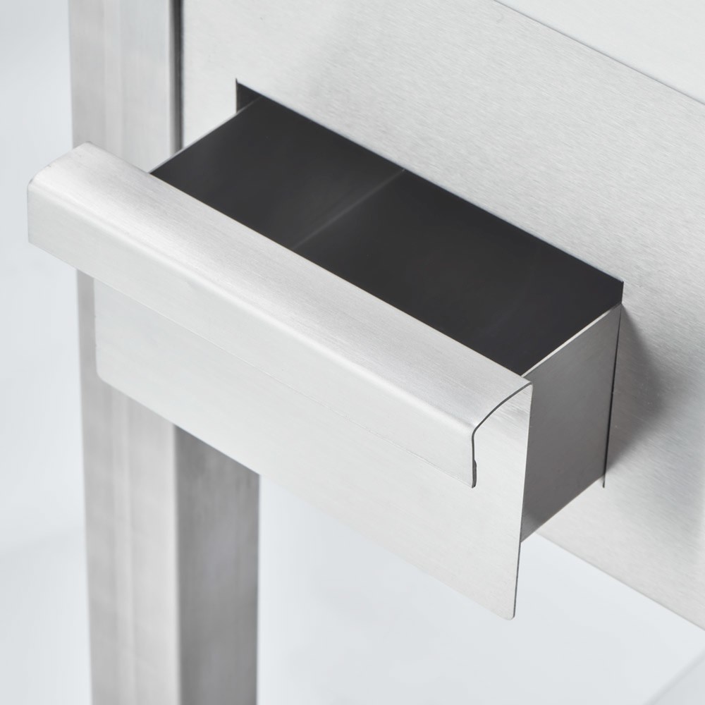 Produktabbildung Nr. 4: Stalgast Verchromte Elektro-Griddleplatte als Tischgerät, 800x700 mm, gerillte Grillfläche, Serie 700 ND
