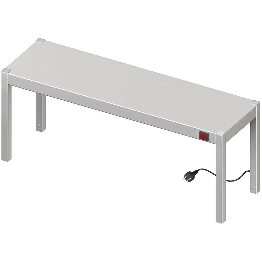 Produktabbildung: Stalgast Wärmebrücke 1-etagig 1000x400x400 mm mit Keramik-Infrarot-Strahlern