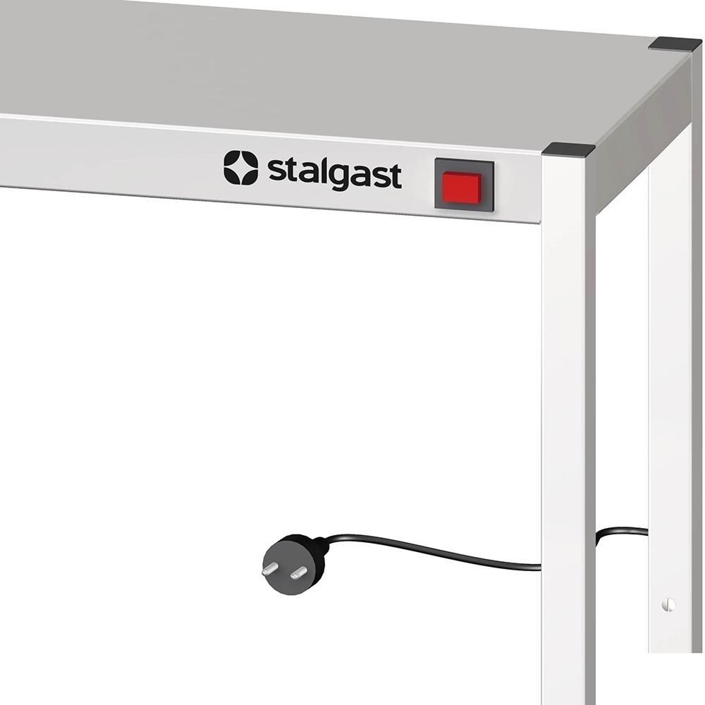 Produktabbildung Nr. 2: Stalgast Wärmebrücke 1-etagig 1300x300x400 mm mit Keramik-Infrarot-Strahlern