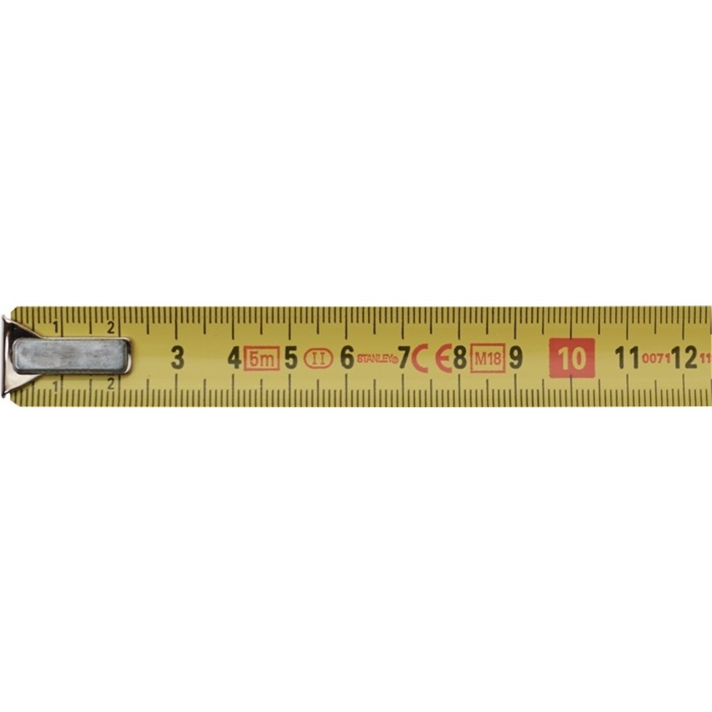 Produktabbildung Nr. 2: STANLEY Taschenrollbandmass PowerLock® L.5m B.19mm mm/cm EGII Ku.Sichtfenster SB