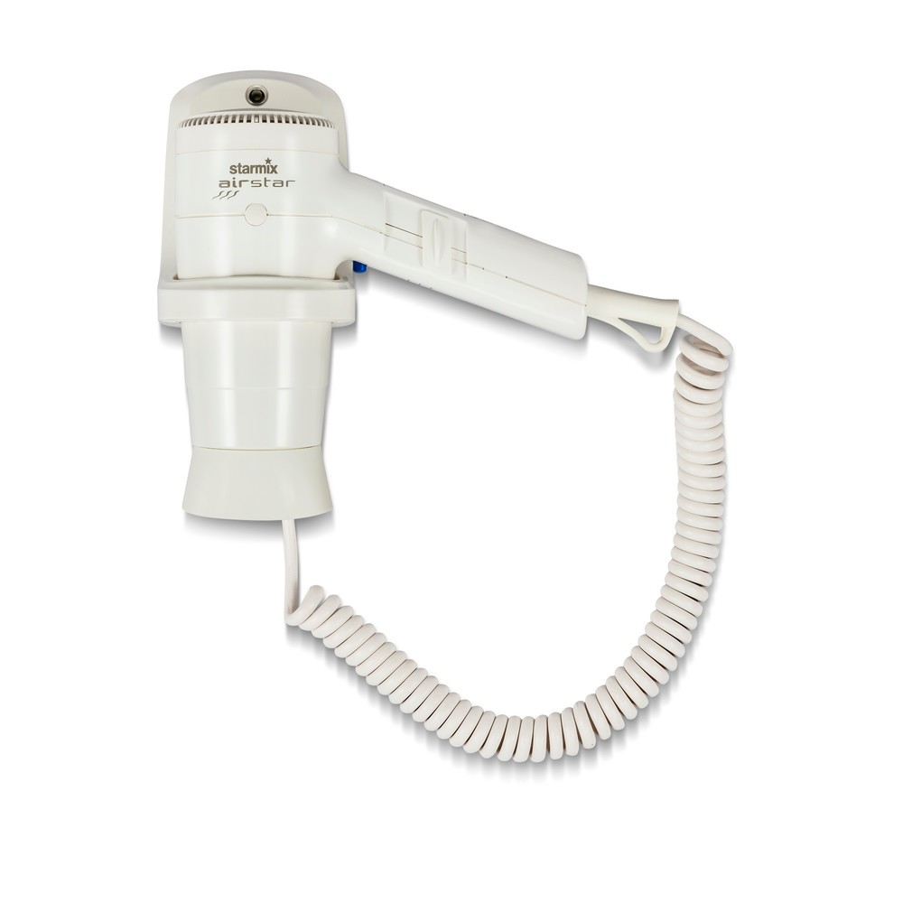 Produktabbildung: starmix Hand-Haartrockner HFTW 12, 1.200 W, inkl. Wandhalter, weiss