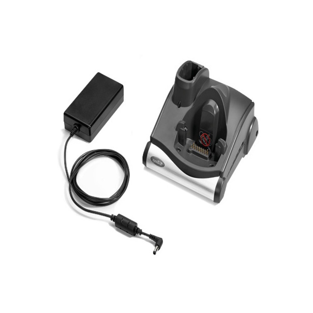Illustration du produit: Station d'accueil 1 emplacement pour terminal portable MC9xxx, avec alimentation et câble