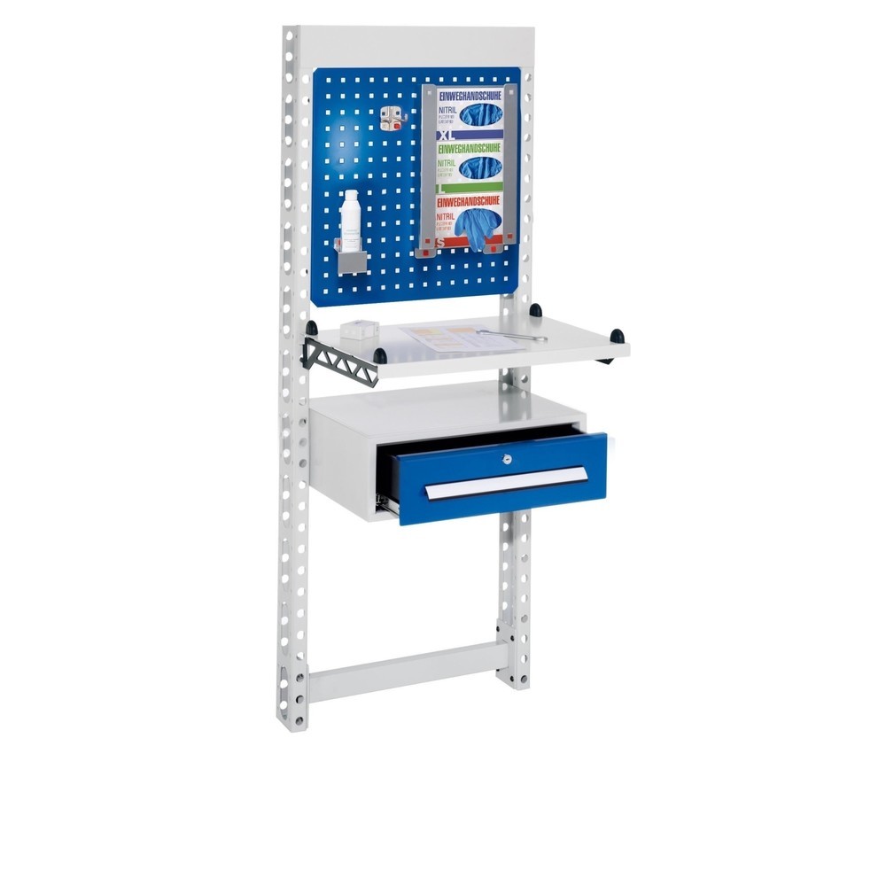 Illustration du produit: Kappes ErgoPlus® Station d’hygiène, avec module mural, HxlxP 1 650 x 670 x 400 mm, modèle 4