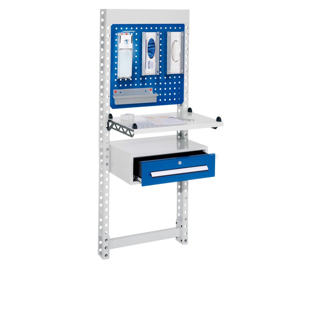 Illustration du produit: Kappes ErgoPlus® Station d’hygiène, avec module mural, HxlxP 1 650 x 670 x 400 mm, modèle 1