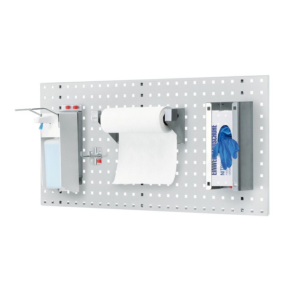 Illustration du produit: Kappes RasterPlan® Station d’hygiène, plaque perforée, Hxl 450 x 1 000, modèle 4