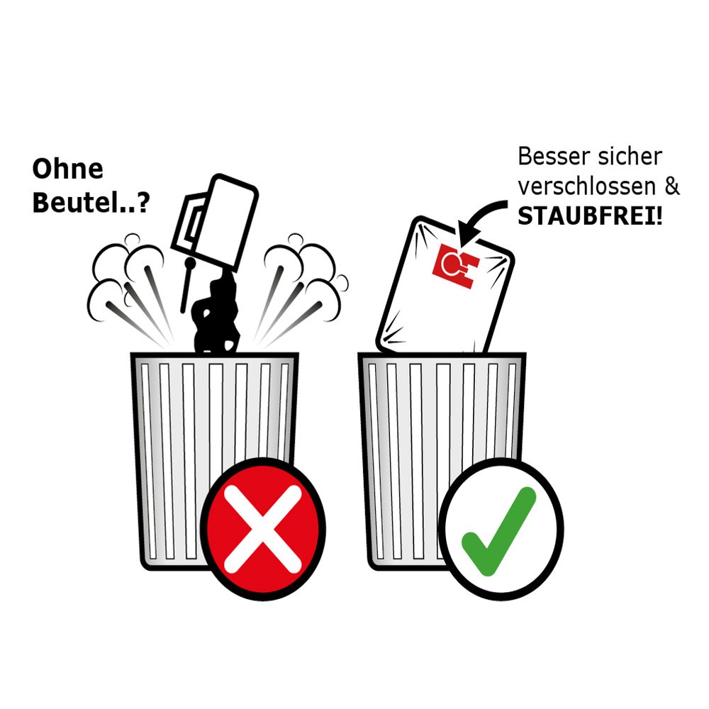 Produktabbildung Nr. 3: Numatic Staubsaugerbeutel HEPA-FLO NVM-1CH