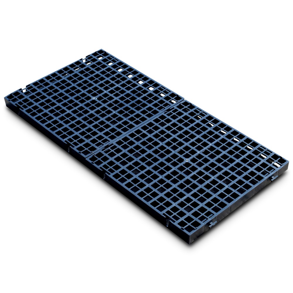 Produktabbildung Nr. 2: Steinbock® Bac de rétention pour petits contenants en PE, avec grille en PE, contenance 64,5 l
