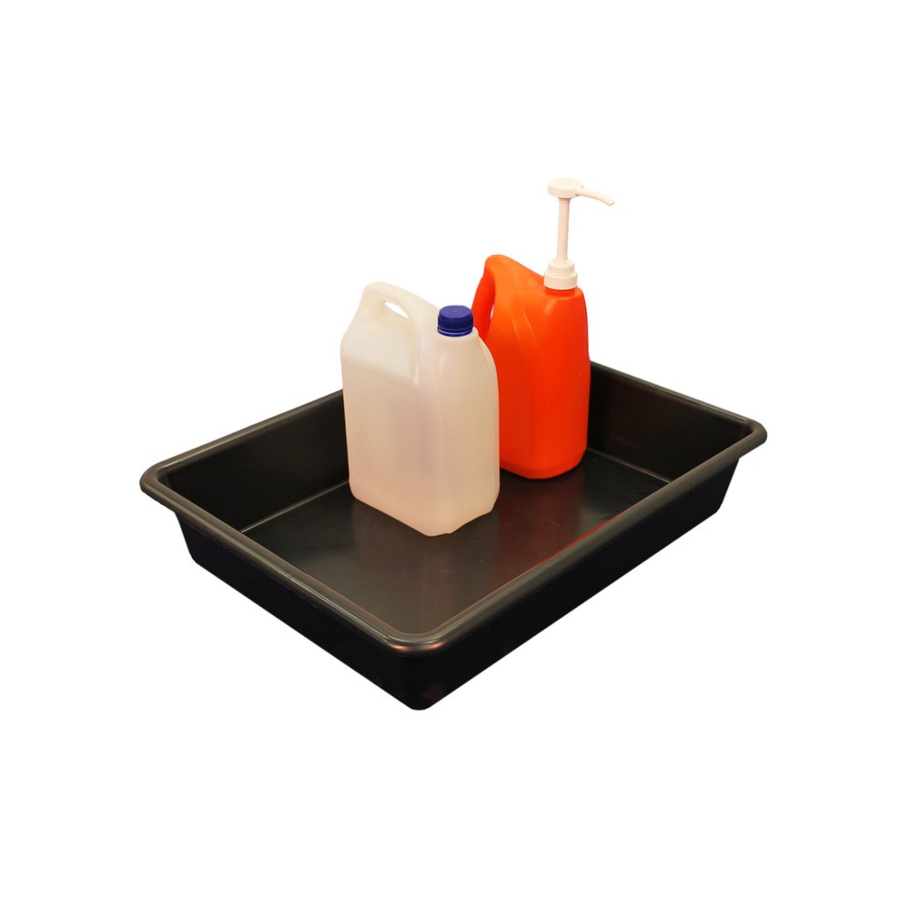 Produktabbildung Nr. 1: Steinbock® Bac de rétention pour petits bidons en PE, contenance 28 l