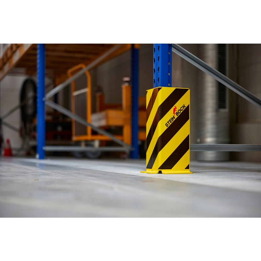 Produktabbildung Nr. 11: Coin de protection en acier Steinbock® SAW-1, profilé en U, épaisseur 6 mm, hauteur 400 mm