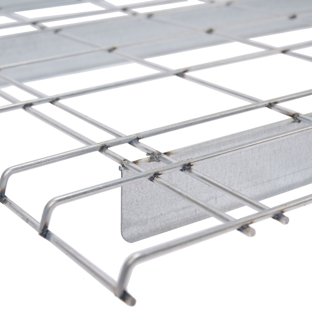 Produktabbildung Nr. 15: Steinbock® Drahtgitterboden für Palettenregale, engmaschig und feuerverzinkt, BxT 890 x 1100 mm, Tragkraft pro Stellplatz 250 kg
