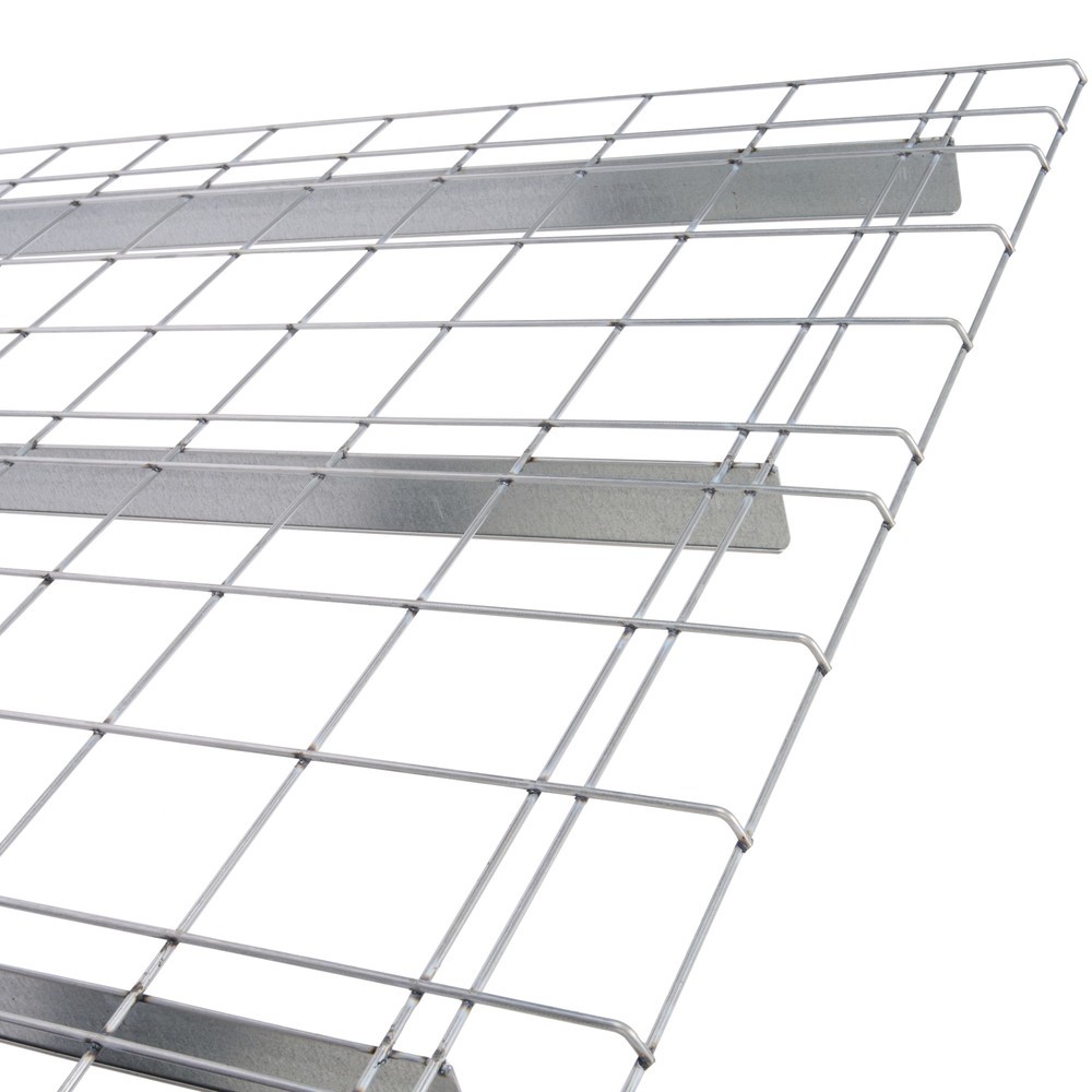 Produktabbildung Nr. 16: Steinbock® Drahtgitterboden für Palettenregale, engmaschig und feuerverzinkt, BxT 890 x 1100 mm, Tragkraft pro Stellplatz 250 kg
