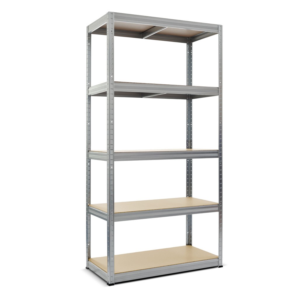 Produktabbildung: Steinbock® Fachbodenregal Typ S verzinkt, Fachlast 150 kg, HxBxT 1.800 x 900 x 450 mm