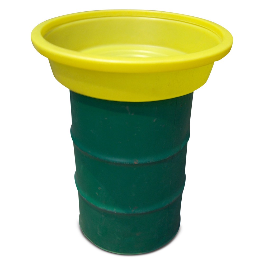 Produktabbildung: Steinbock® Fasstrichter aus PE, ØxH 870 x 240 mm, Auffangvolumen 50 l