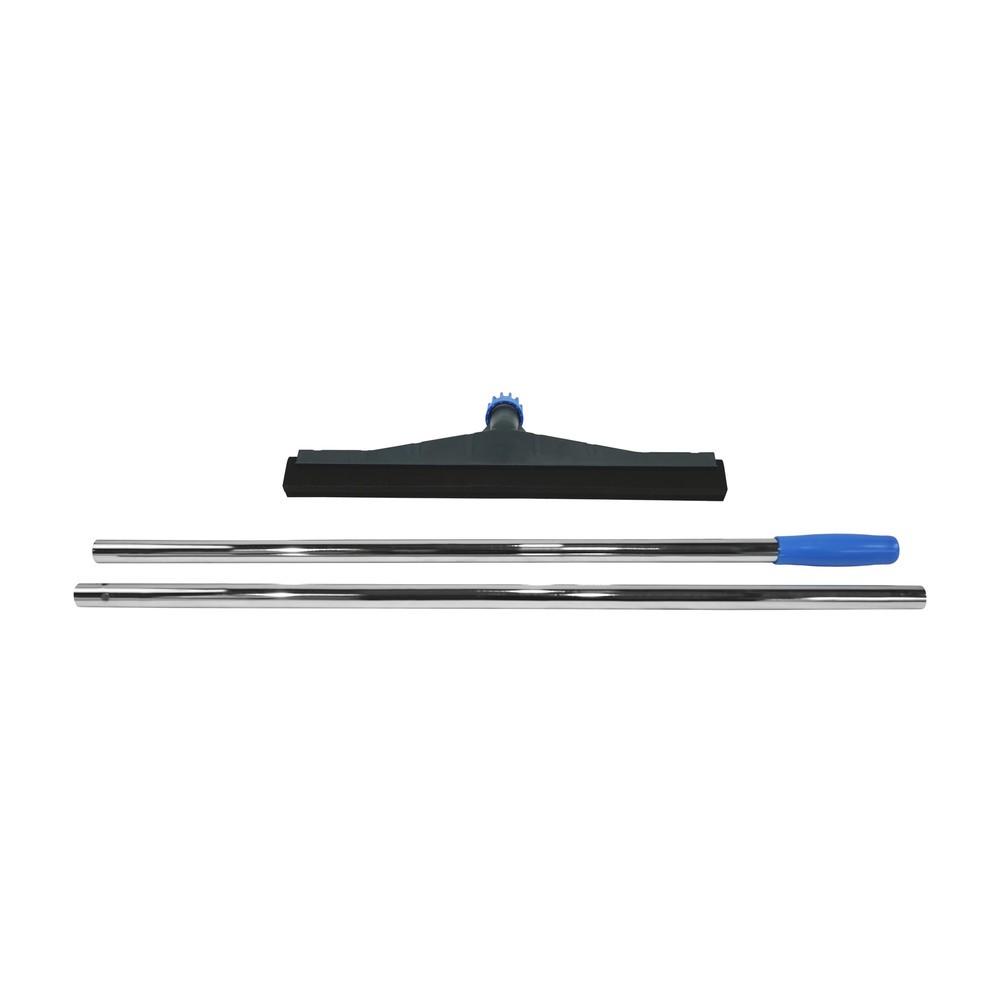 Produktabbildung Nr. 2: Steinbock® Jeu de raclettes à eau standard, raclette largeur 550 mm, manche chromé en 2 parties longueur 1 400 mm
