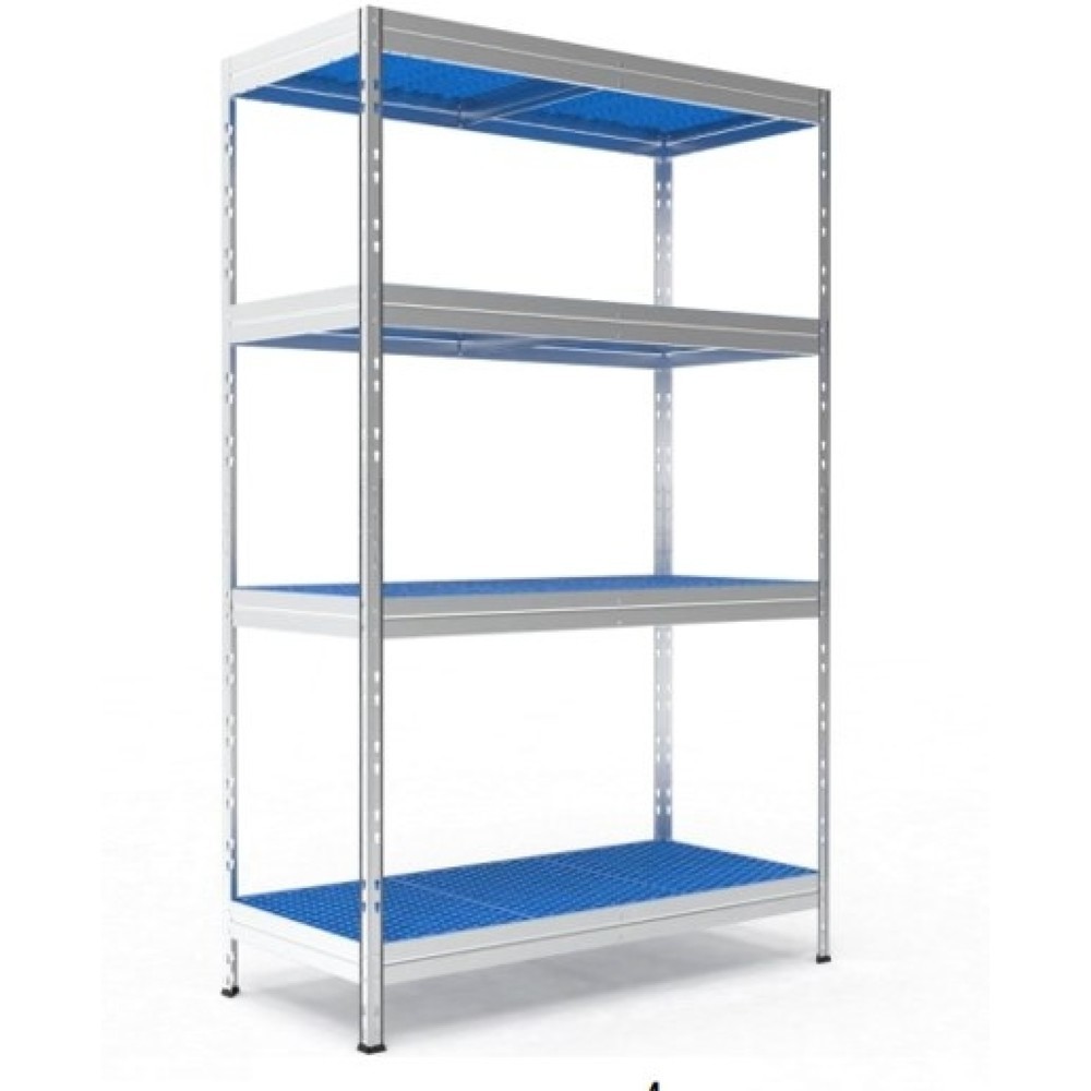 Illustration du produit: Steinbock® Lebensmittelregal LMR-1, Fachlast 150 kg, HxBxT 1.800 x 1.100 x 500 mm