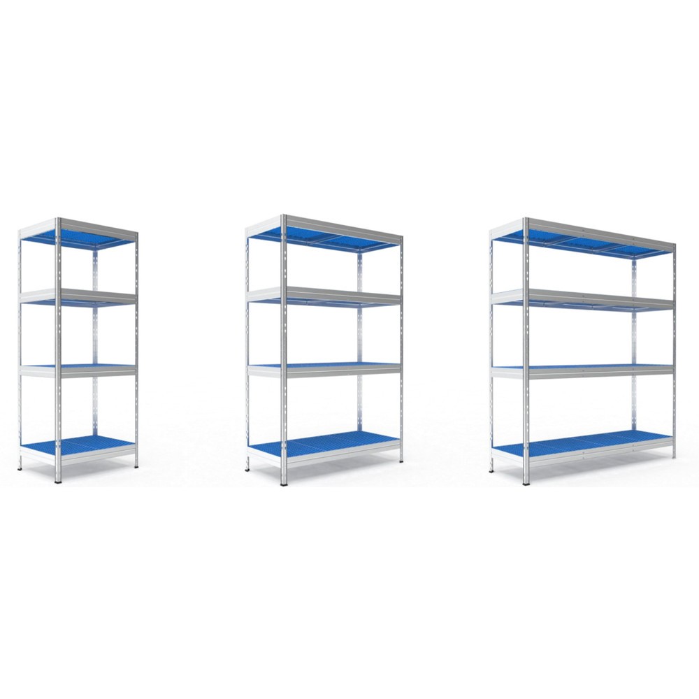 Produktabbildung Nr. 2: Steinbock® Lebensmittelregal LMR-1, Fachlast 150 kg, HxBxT 1.800 x 1.500 x 500 mm