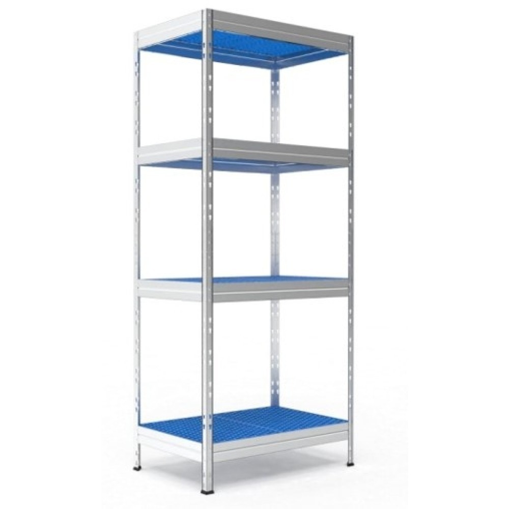 Produktabbildung Nr. 1: Steinbock® Lebensmittelregal LMR-1, Fachlast 150 kg, HxBxT 1.800 x 750 x 500 mm