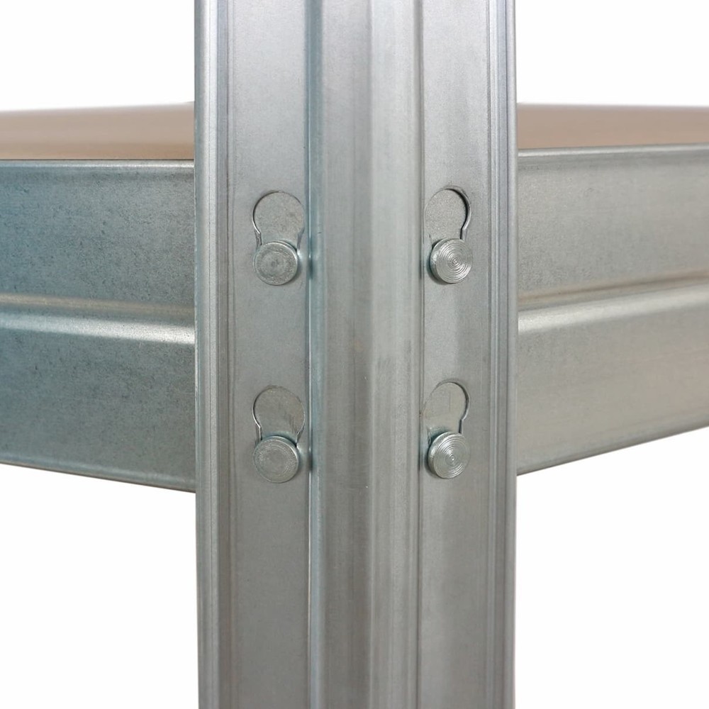 Produktabbildung Nr. 3: Steinbock® Rayonnage d'angle à tablettes Rivet galvanisé, charge par tablette 250 kg, HxlxP 1 800 x 900 x 450 mm