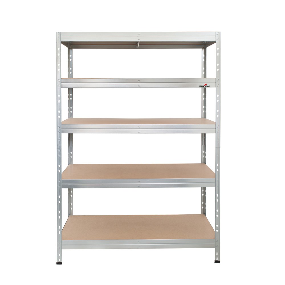N° de l'image du produit 6 : Steinbock® Schwerlastregal Rivet 1, Fachlast 300 kg, HxBxT 1.800 x 1.200 x 450 mm