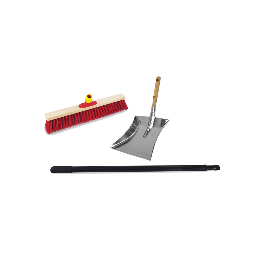 Produktabbildung Nr. 2: Steinbock® Strassenbesen-Set, inkl. Besen und Kehrschaufel