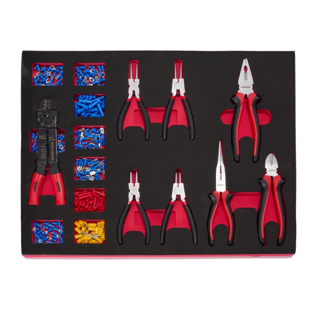 Produktabbildung Nr. 7: Steinbock® Werkstattwagen S, 5 Schubladen, abschliessbar, inkl. 92-teiligem Werkzeugsortiment