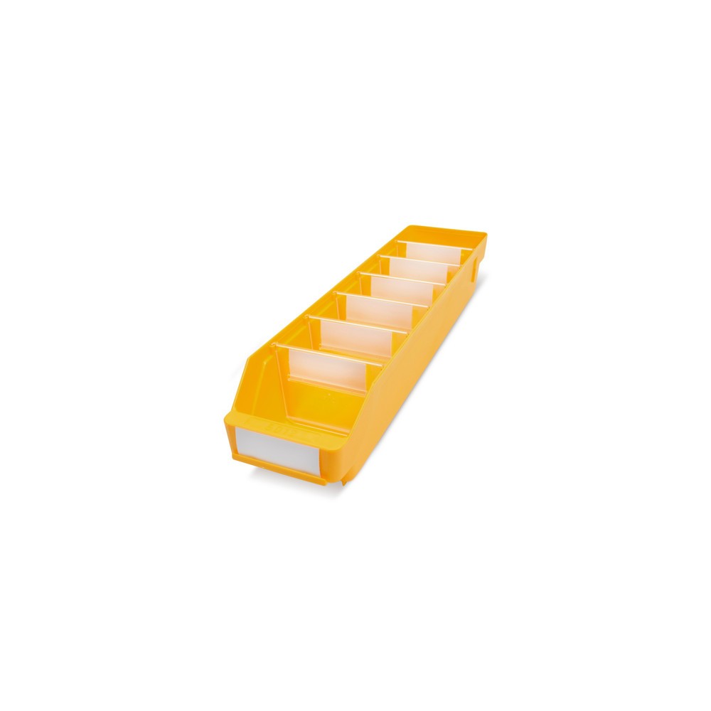 Produktabbildung Nr. 1: STEMO Regalkästen mit Sichtöffnung, BxT 120 x 500 mm, gelb