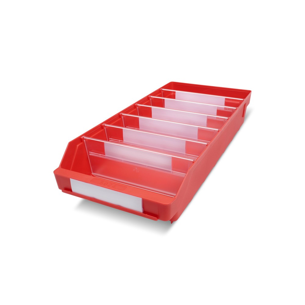 Produktabbildung Nr. 1: STEMO Regalkästen mit Sichtöffnung, BxT 240 x 500 mm, rot