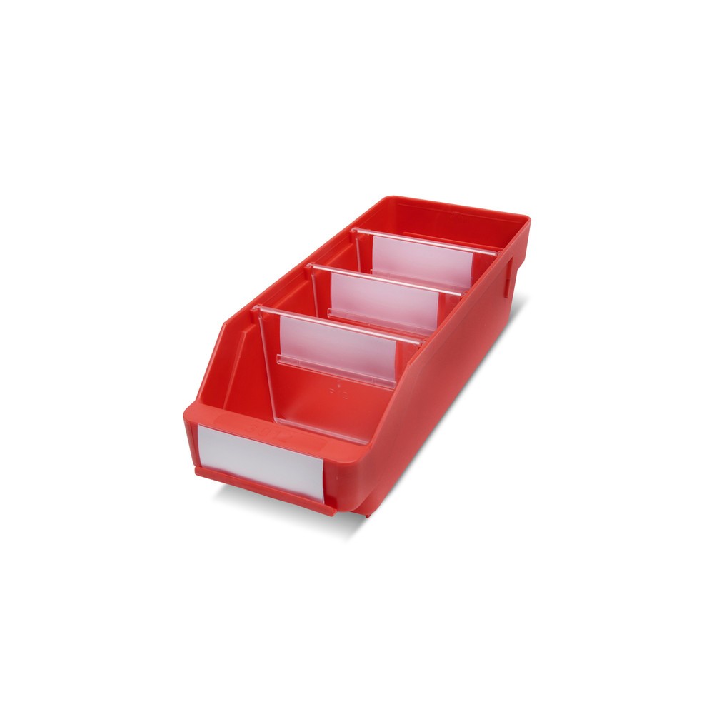 Produktabbildung Nr. 1: STEMO Regalkästen mit Sichtöffnung, BxT 120 x 300 mm, rot