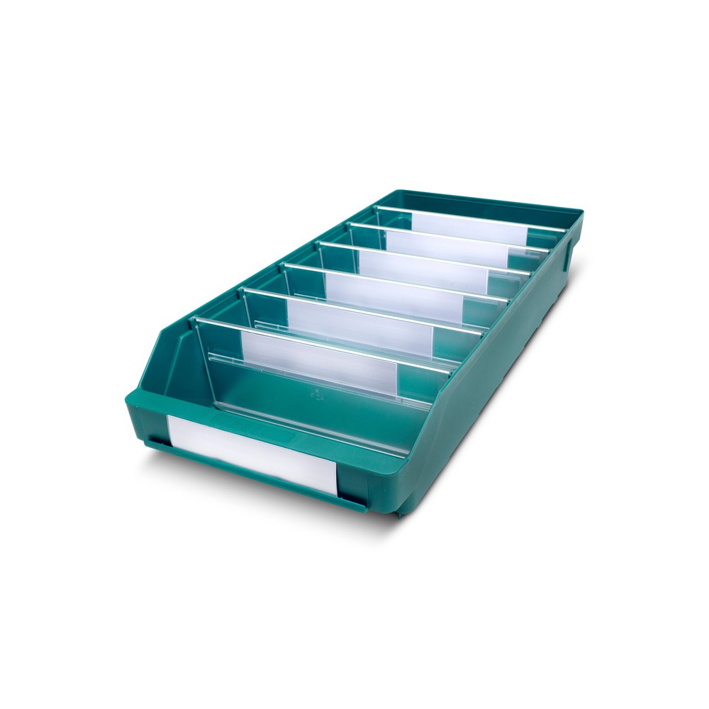 Produktabbildung Nr. 1: STEMO Regalkästen mit Sichtöffnung, BxT 240 x 500 mm, grün