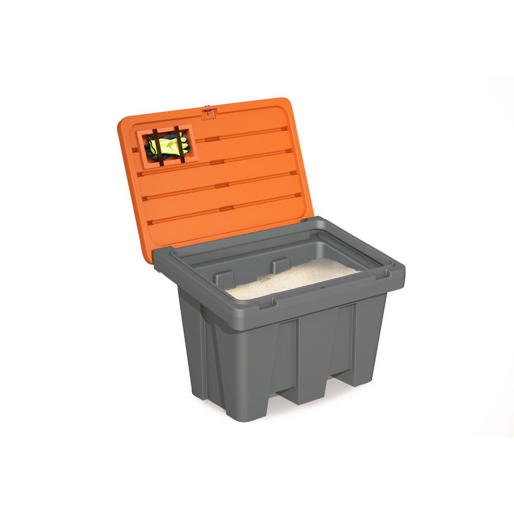Produktabbildung Nr. 5: Streugutbehälter GB 300, grau/orange, 300 Liter