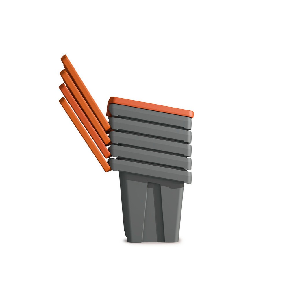 Produktabbildung Nr. 6: Streugutbehälter GB 300, grau/orange, 300 Liter