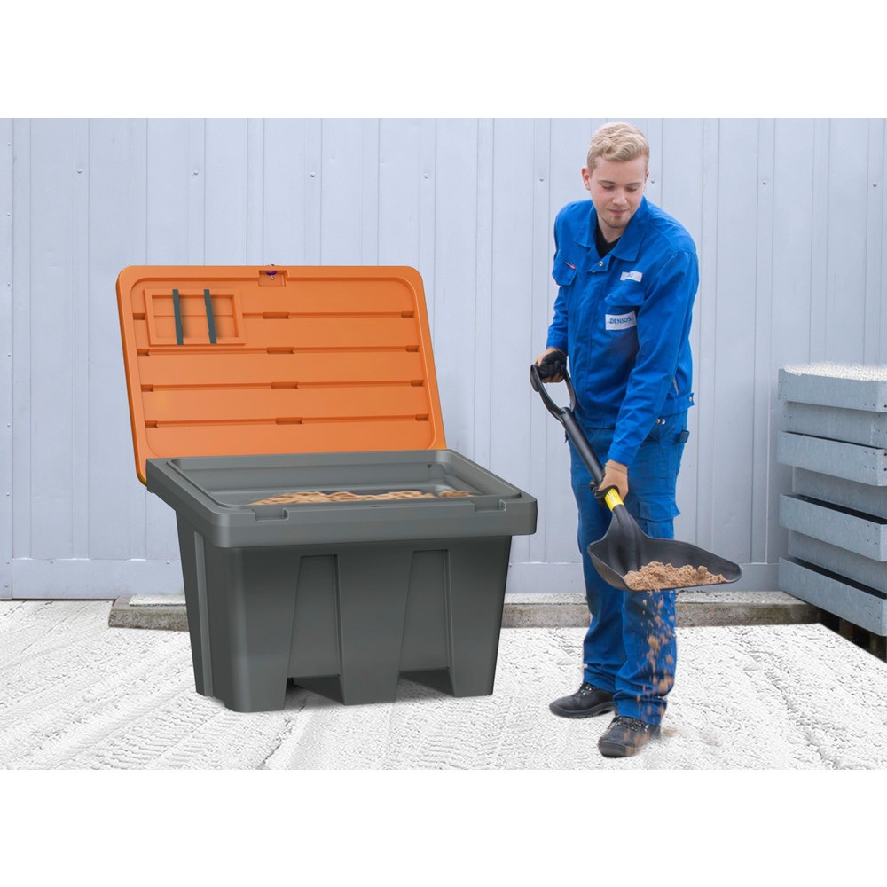 Produktabbildung Nr. 8: Streugutbehälter GB 300, grau/orange, 300 Liter